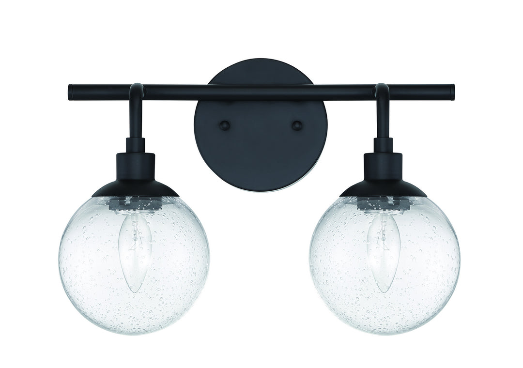 Craftmade Canada - 53302-FB - Two Light Vanity - Que - Flat Black