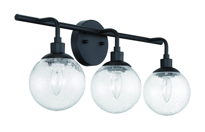 Craftmade Canada - 53303-FB - Three Light Vanity - Que - Flat Black