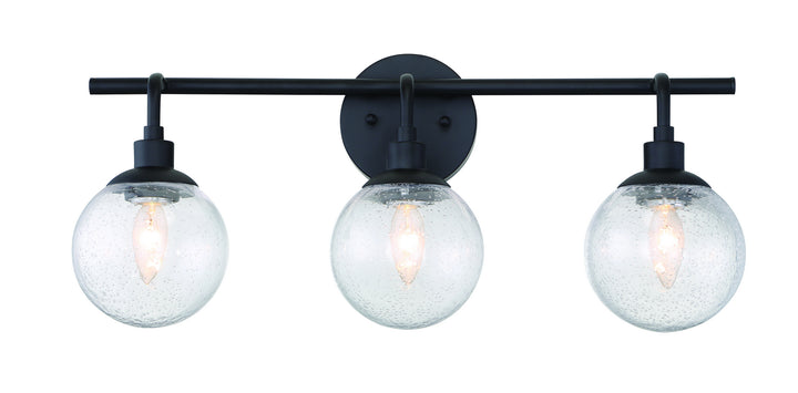 Craftmade Canada - 53303-FB - Three Light Vanity - Que - Flat Black