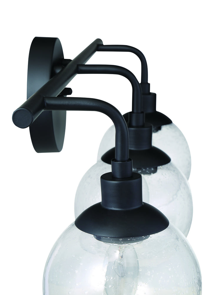 Craftmade Canada - 53303-FB - Three Light Vanity - Que - Flat Black