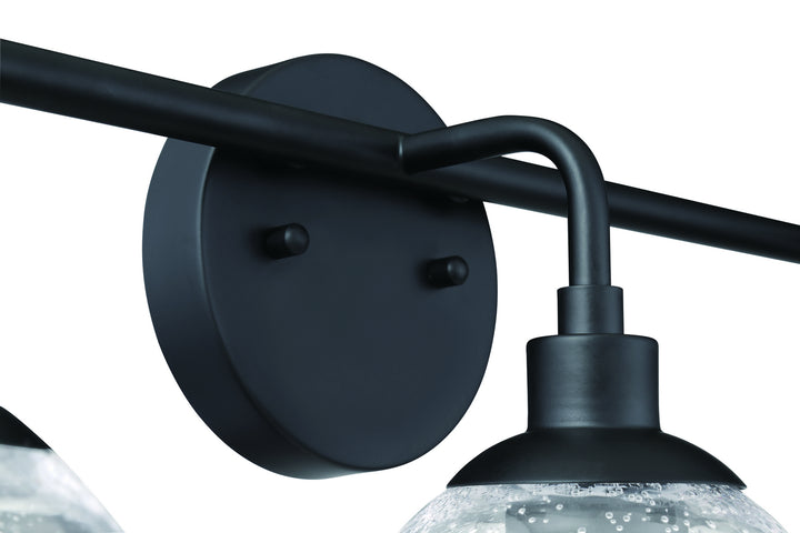 Craftmade Canada - 53303-FB - Three Light Vanity - Que - Flat Black