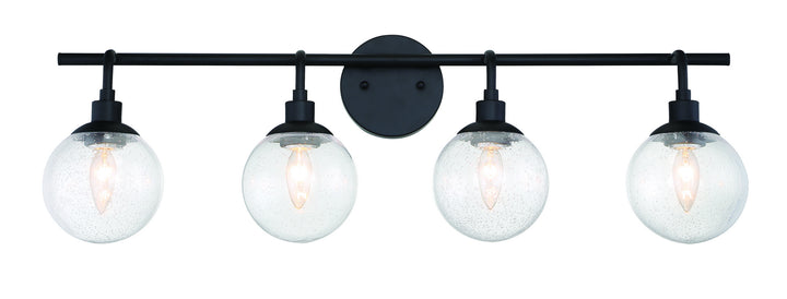 Craftmade Canada - 53304-FB - Four Light Vanity - Que - Flat Black