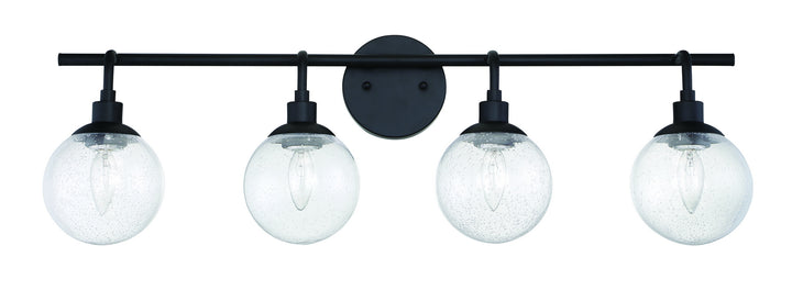 Craftmade Canada - 53304-FB - Four Light Vanity - Que - Flat Black