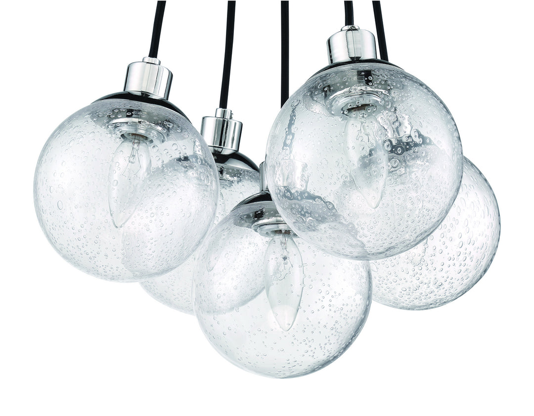 Craftmade Canada - 53395-CH - Five Light Pendant - Que - Chrome