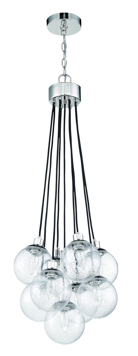 Craftmade Canada - 53399-CH - Nine Light Pendant - Que - Chrome