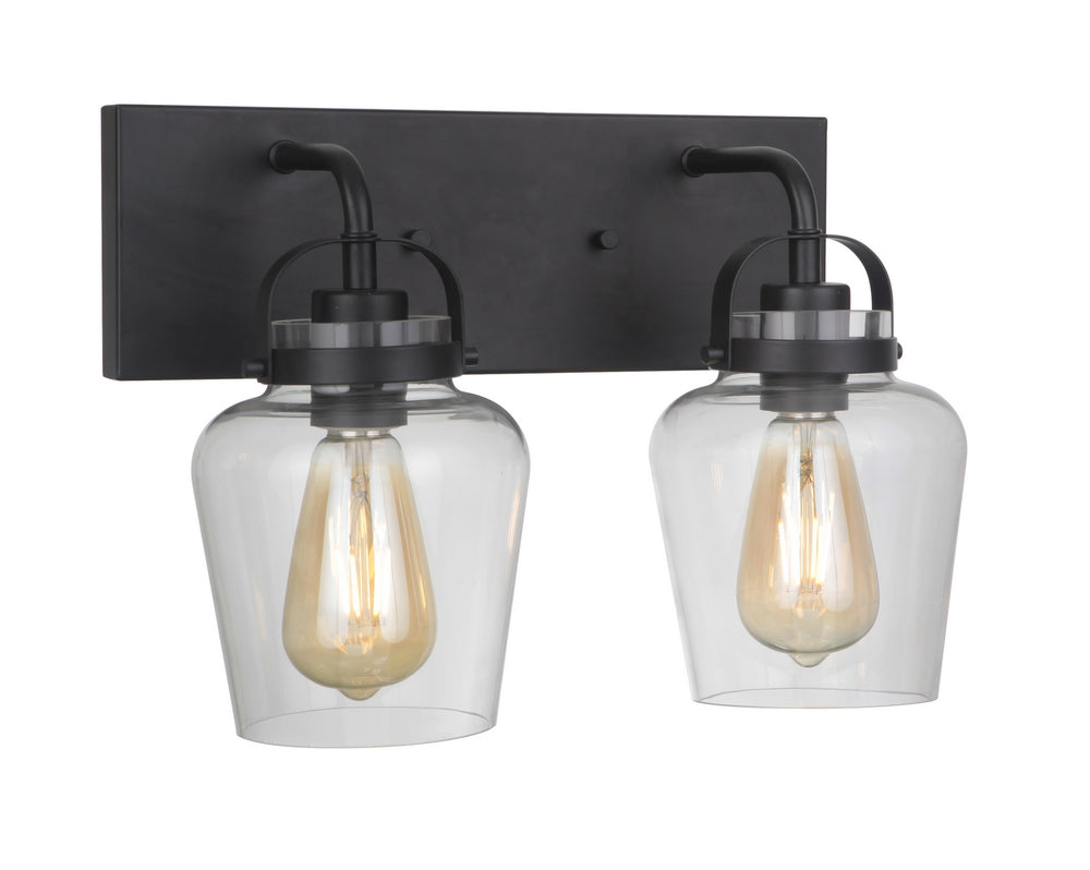 Craftmade Canada - 53502-FB - Two Light Vanity - Trystan - Flat Black