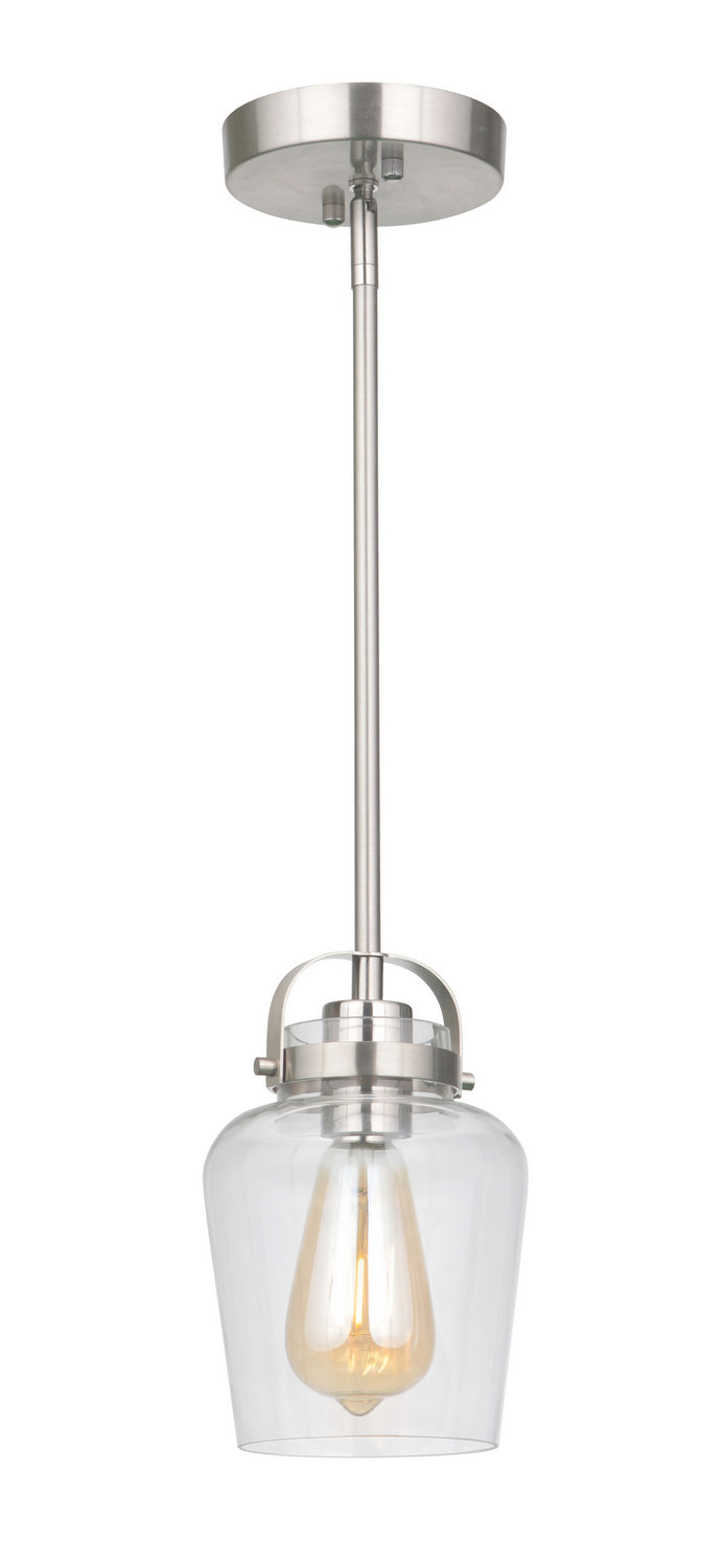 Craftmade Canada - 53591-BNK - One Light Mini Pendant - Trystan - Brushed Polished Nickel