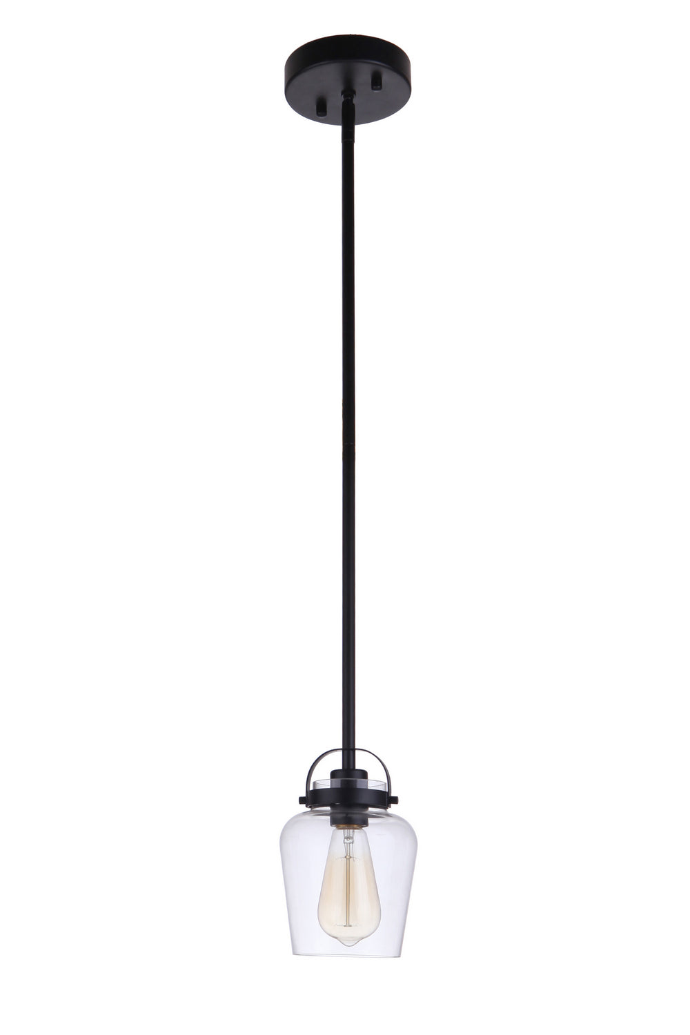 Craftmade Canada - 53591-FB - One Light Mini Pendant - Trystan - Flat Black
