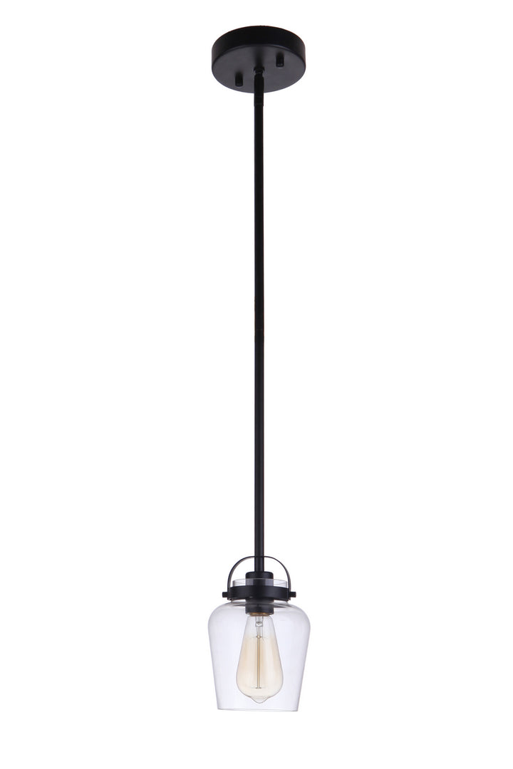 Craftmade Canada - 53591-FB - One Light Mini Pendant - Trystan - Flat Black