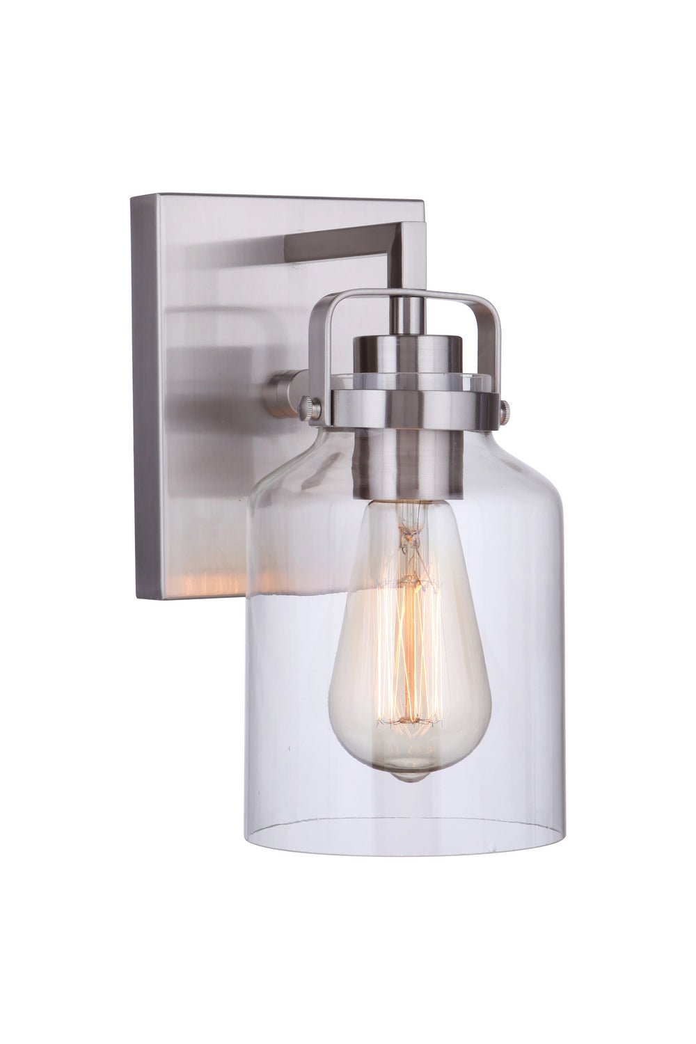 Craftmade Canada - 53601-BNK - One Light Wall Sconce - Foxwood - Brushed Polished Nickel