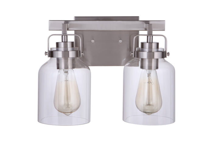 Craftmade Canada - 53602-BNK - Two Light Vanity - Foxwood - Brushed Polished Nickel