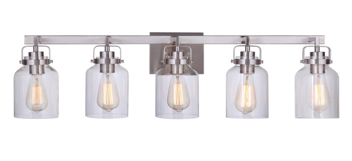 Craftmade Canada - 53605-BNK - Five Light Vanity - Foxwood - Brushed Polished Nickel