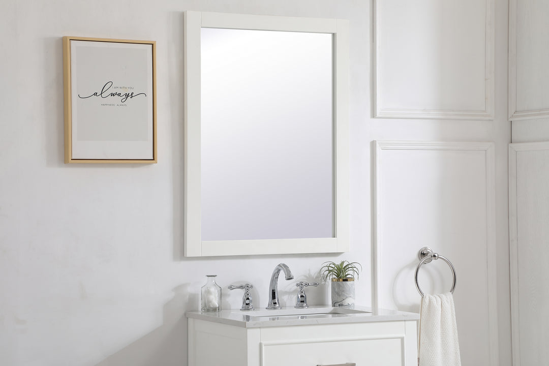 Elegant Lighting - VM22432WH - Mirror - Aqua - White
