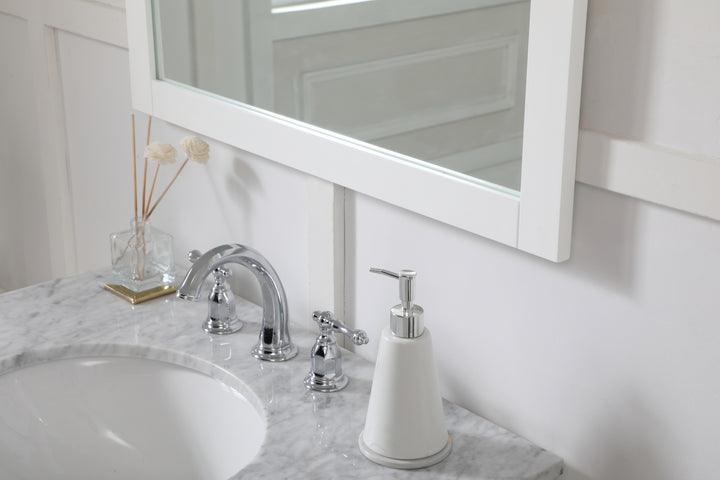 Elegant Lighting - VM23036WH - Mirror - Aqua - White