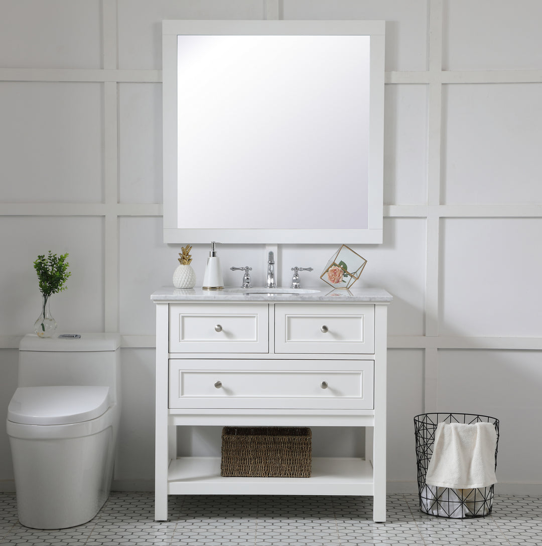 Elegant Lighting - VM23636WH - Mirror - Aqua - White