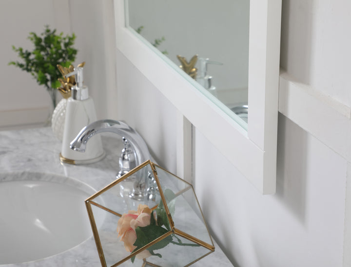 Elegant Lighting - VM23636WH - Mirror - Aqua - White