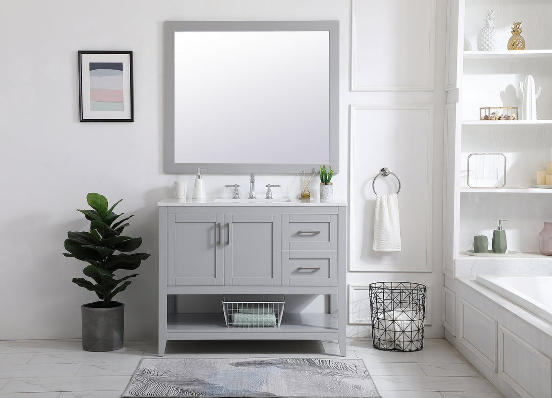 Elegant Lighting - VM24236GR - Mirror - Aqua - Grey