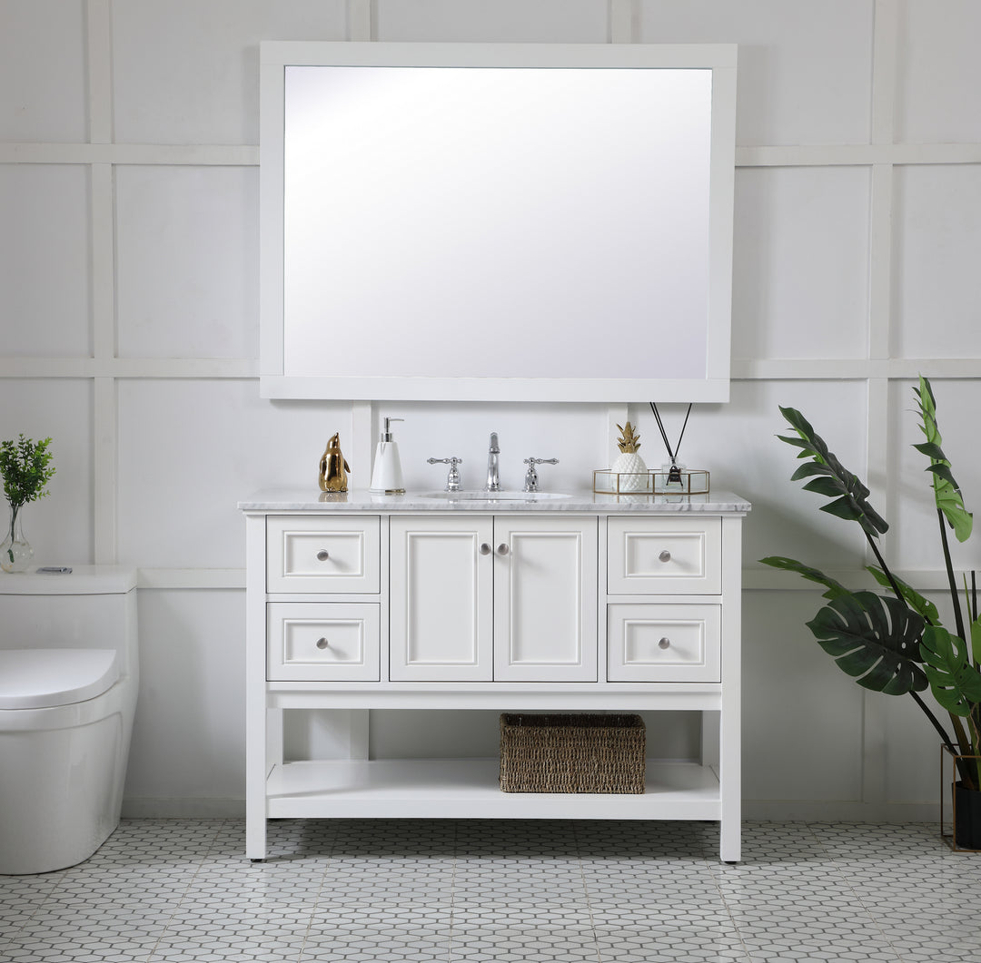 Elegant Lighting - VM24836WH - Mirror - Aqua - White