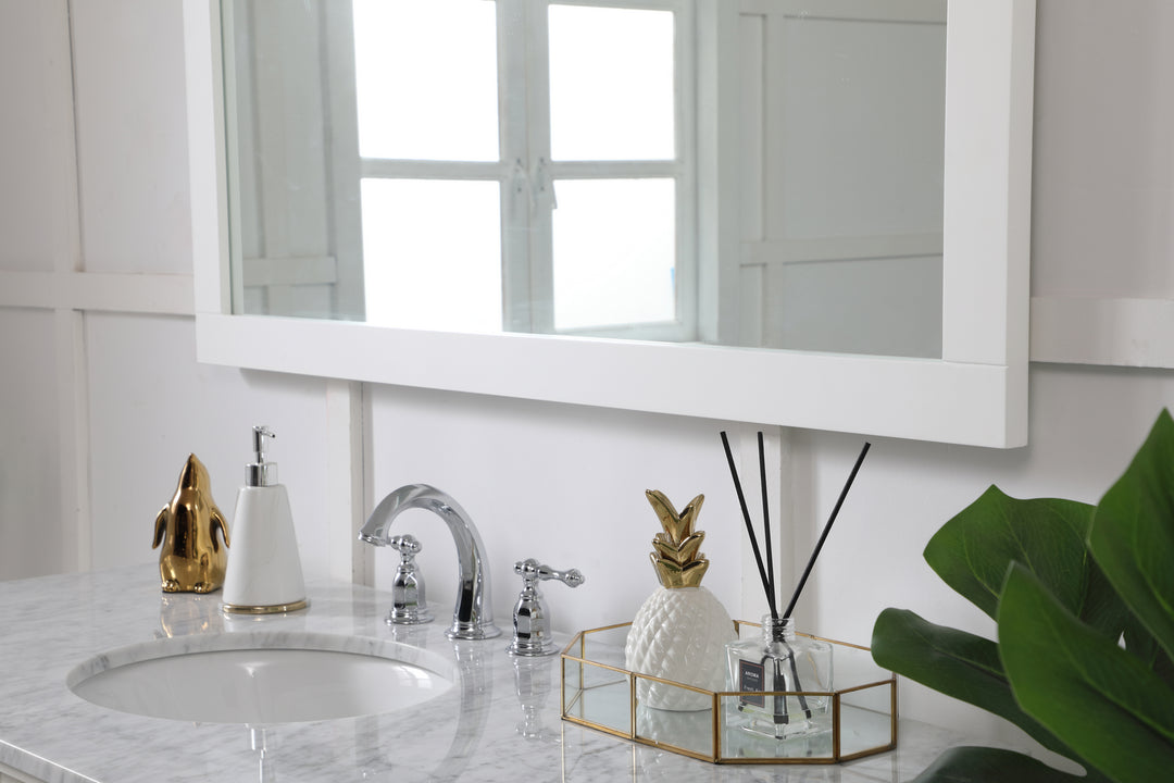 Elegant Lighting - VM24836WH - Mirror - Aqua - White
