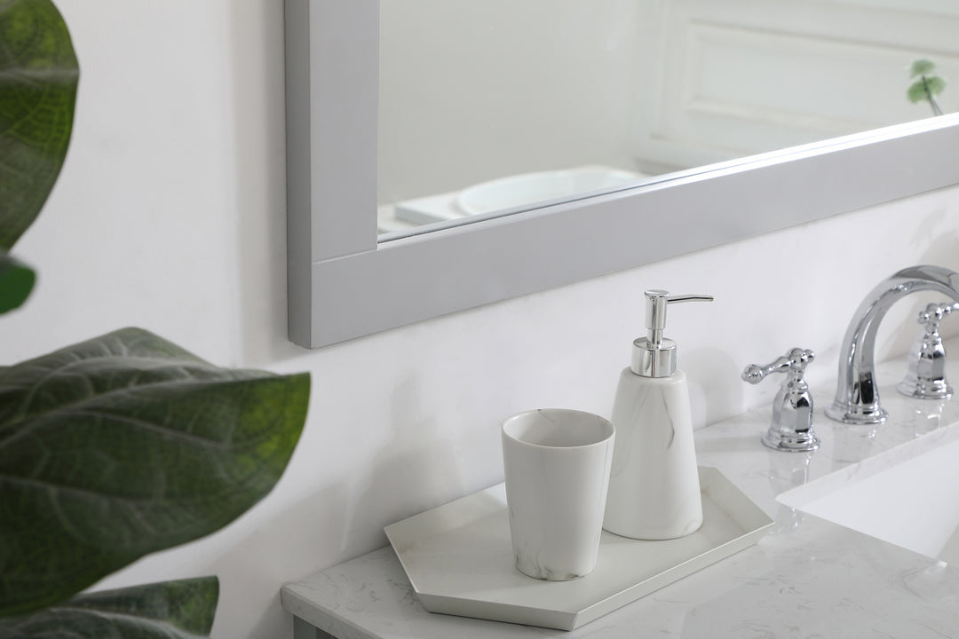 Elegant Lighting - VM24836GR - Mirror - Aqua - Grey