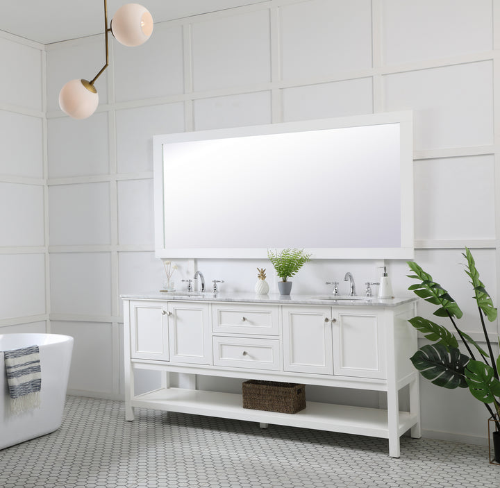 Elegant Lighting - VM27236WH - Mirror - Aqua - White
