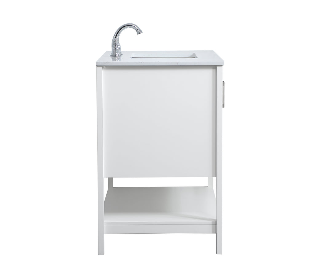 Elegant Lighting - VF16036WH - Single Bathroom Vanity - aubrey - White