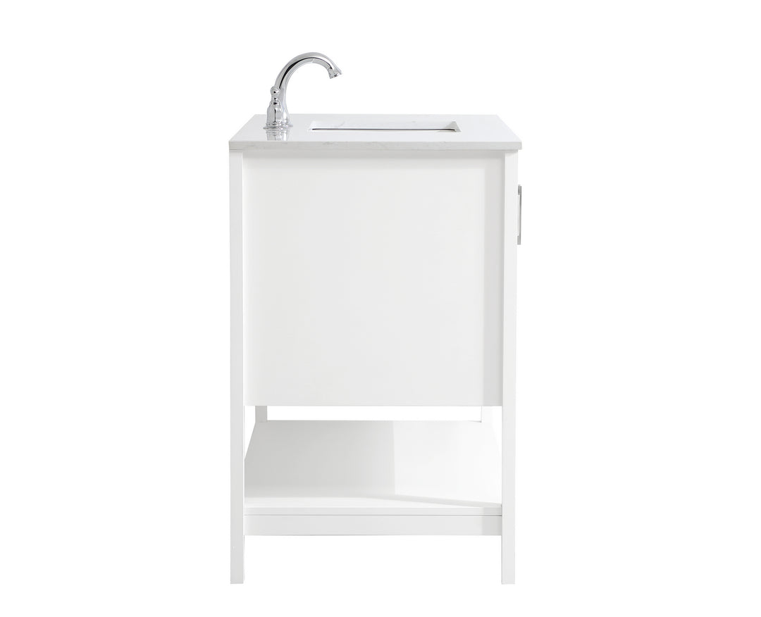 Elegant Lighting - VF16042WH - Single Bathroom Vanity - aubrey - White