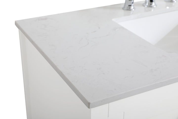 Elegant Lighting - VF16042WH - Single Bathroom Vanity - aubrey - White