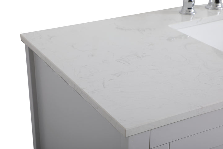 Elegant Lighting - VF16048GR - Single Bathroom Vanity - aubrey - Grey