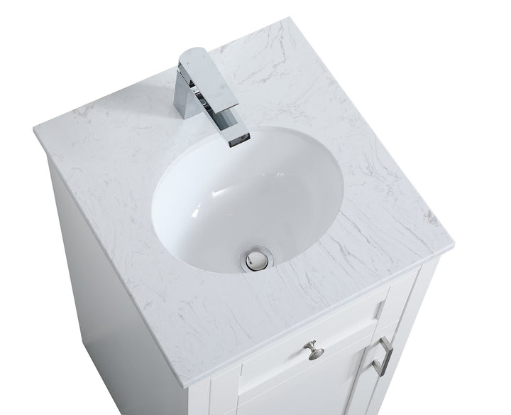 Elegant Lighting - VF17018WH - Single Bathroom Vanity - moore - White