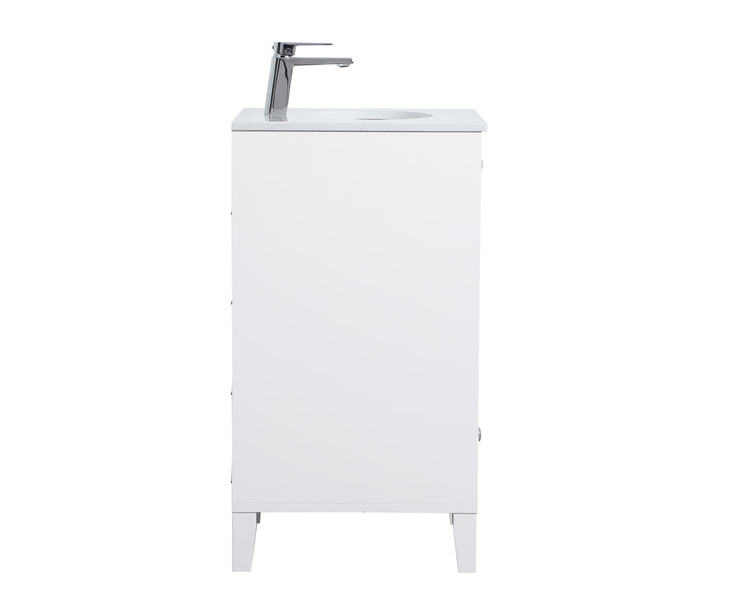 Elegant Lighting - VF18018WH - Single Bathroom Vanity - sommerville - White