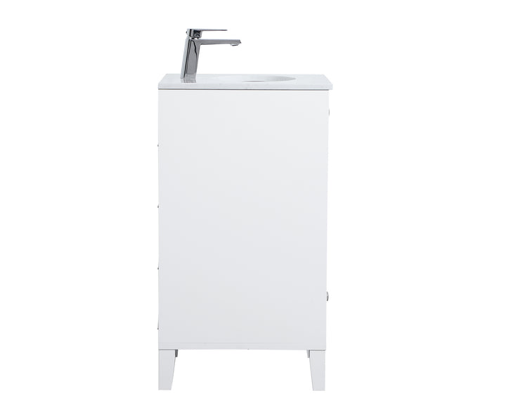 Elegant Lighting - VF18018WH - Single Bathroom Vanity - sommerville - White