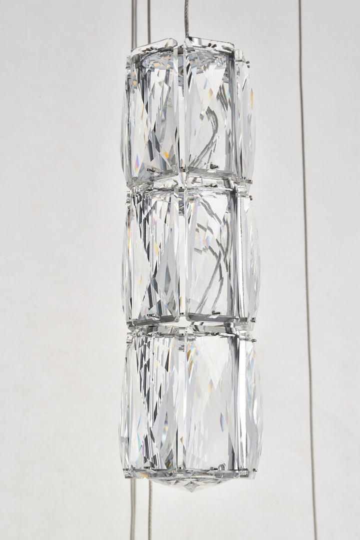 Elegant Lighting - 3500D24C - LED Pendant - Polaris - Chrome