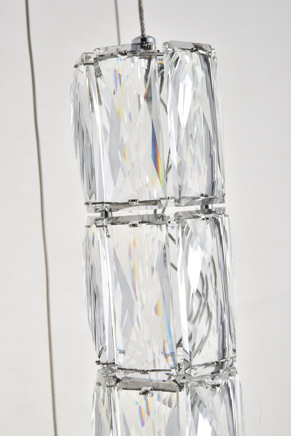 Elegant Lighting - 3500D24C - LED Pendant - Polaris - Chrome