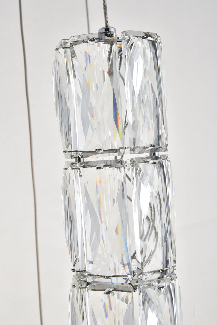 Elegant Lighting - 3500D24C - LED Pendant - Polaris - Chrome