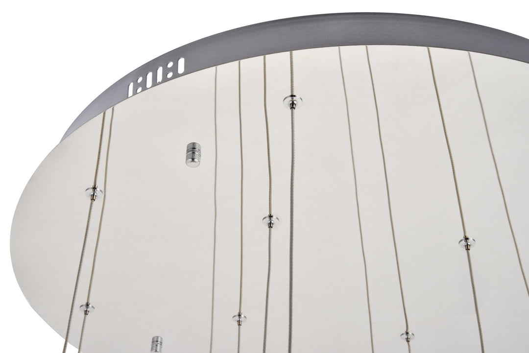 Elegant Lighting - 3500D24C - LED Pendant - Polaris - Chrome