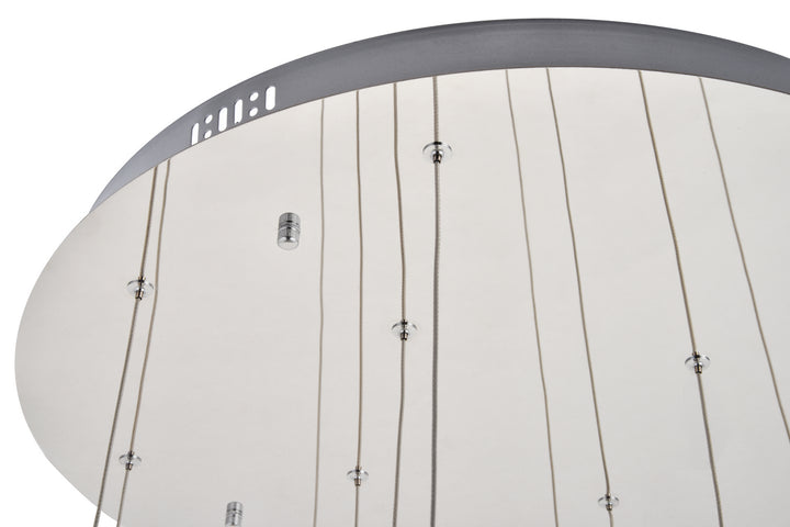 Elegant Lighting - 3500D24C - LED Pendant - Polaris - Chrome