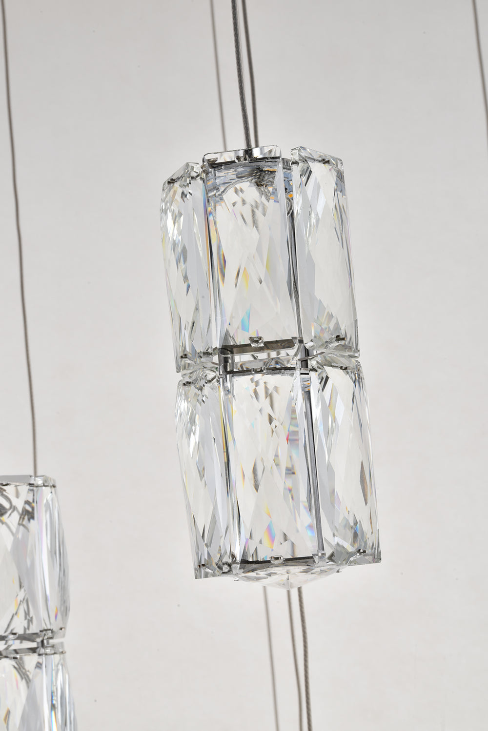 Elegant Lighting - 3500D28C - LED Pendant - Polaris - Chrome