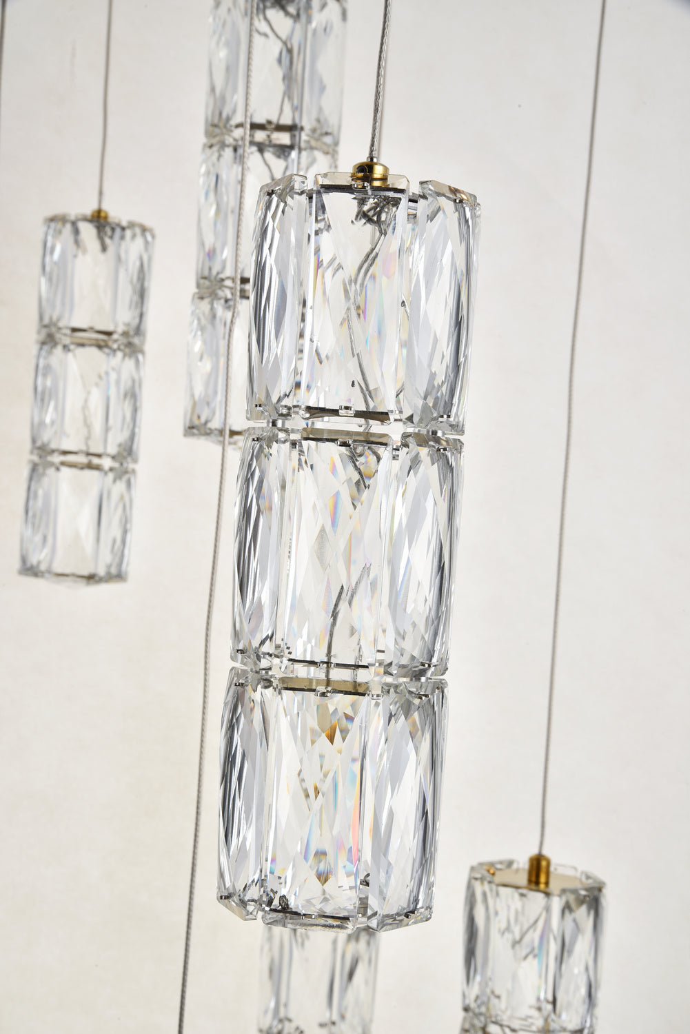 Elegant Lighting - 3500D28G - LED Pendant - Polaris - Gold