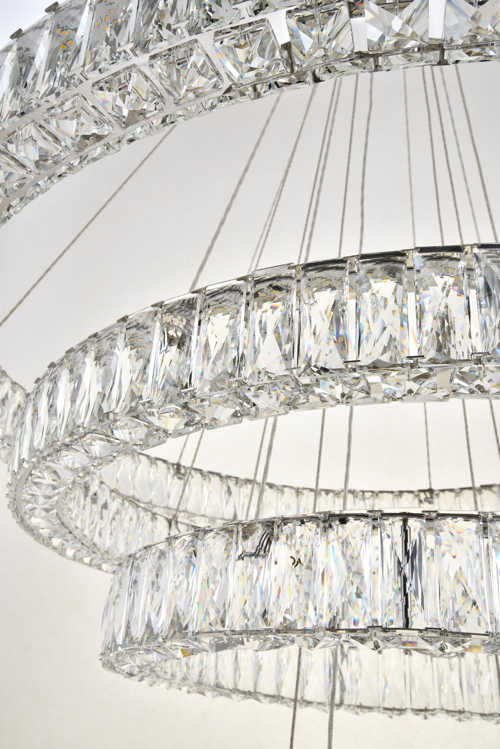 Elegant Lighting - 3503G41C - LED Chandelier - Monroe - Chrome
