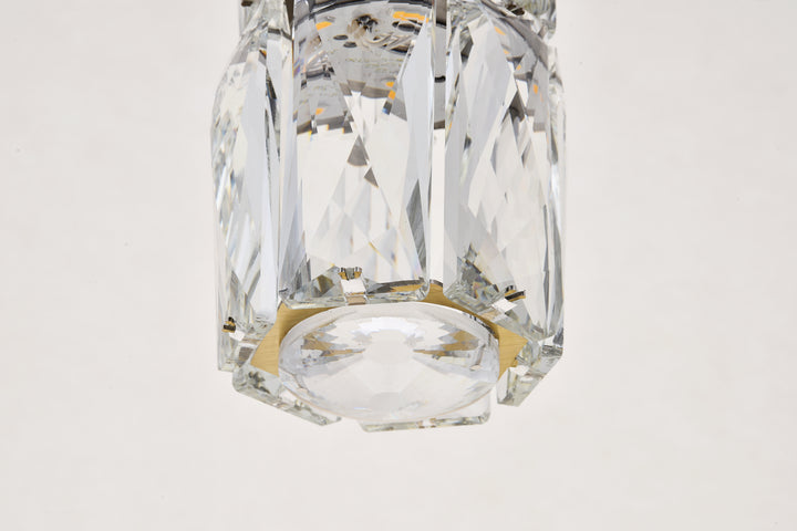 Elegant Lighting - 3500D9G - LED Pendant - Polaris - Gold