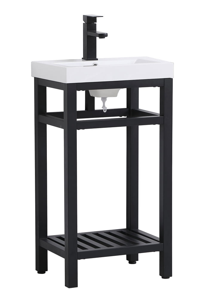 Elegant Lighting - VF14018BK - Single Bathroom Vanity - Raya - black