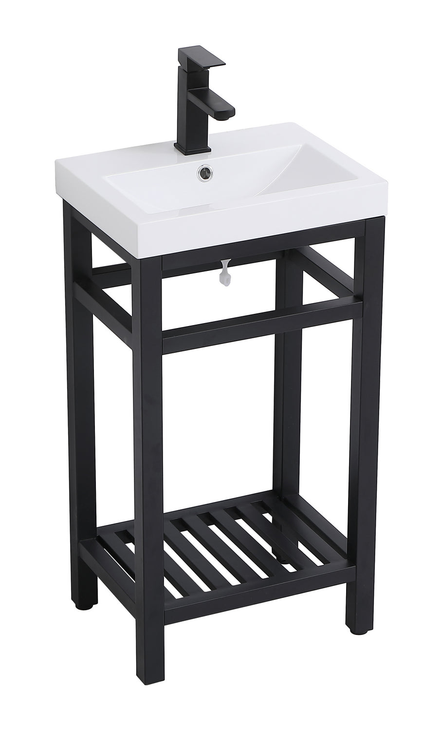 Elegant Lighting - VF14018BK - Single Bathroom Vanity - Raya - black