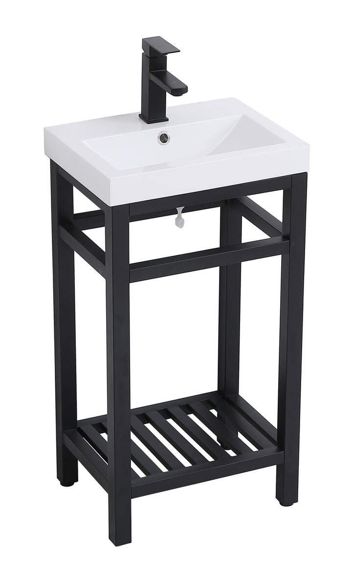 Elegant Lighting - VF14018BK - Single Bathroom Vanity - Raya - black