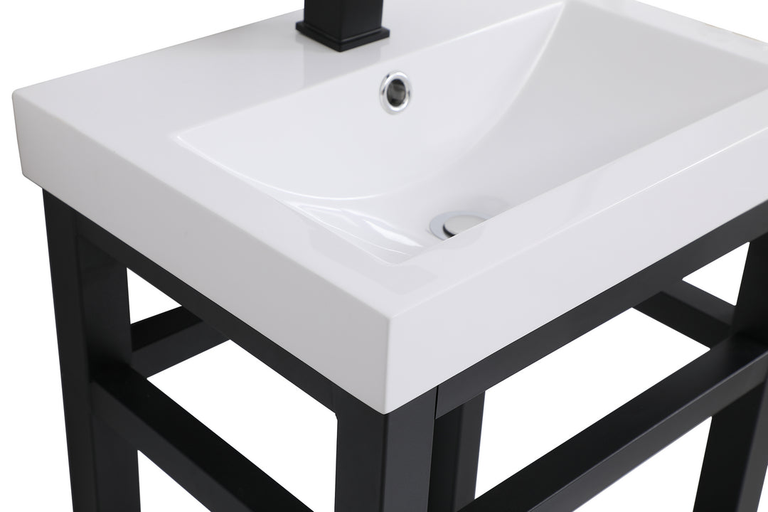 Elegant Lighting - VF14018BK - Single Bathroom Vanity - Raya - black
