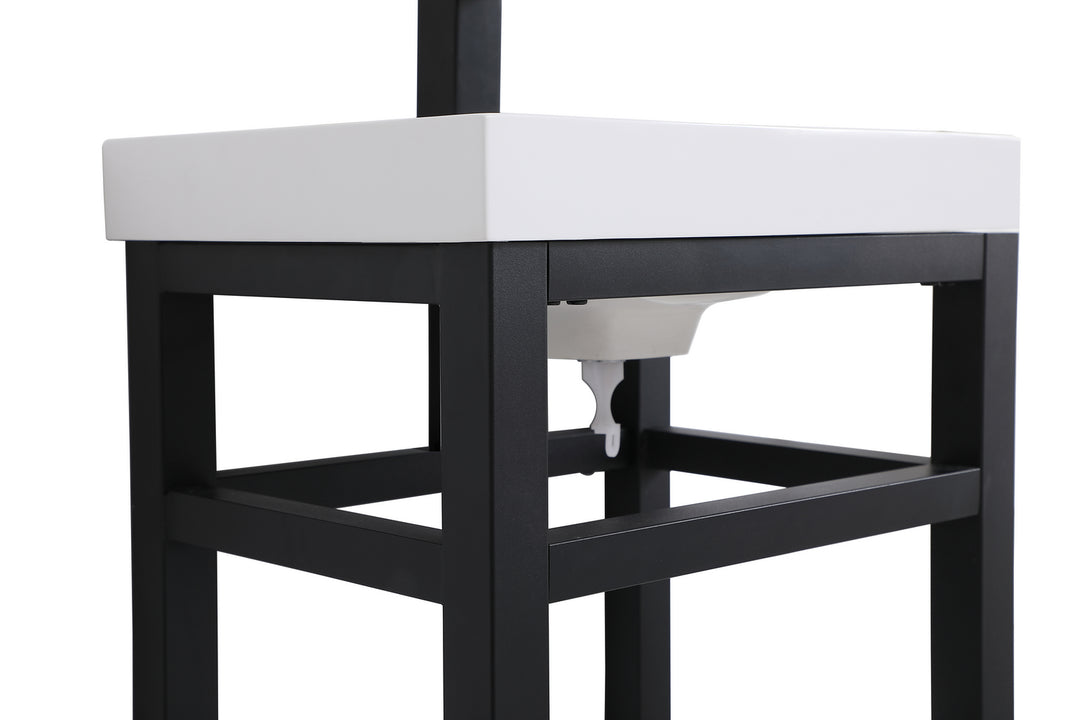 Elegant Lighting - VF14018BK - Single Bathroom Vanity - Raya - black