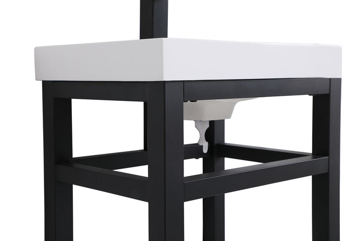 Elegant Lighting - VF14018BK - Single Bathroom Vanity - Raya - black