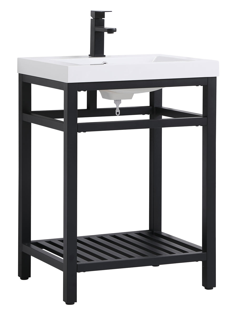 Elegant Lighting - VF14024BK - Single Bathroom Vanity - Raya - black