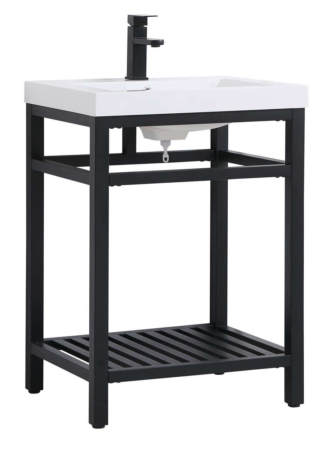 Elegant Lighting - VF14024BK - Single Bathroom Vanity - Raya - black