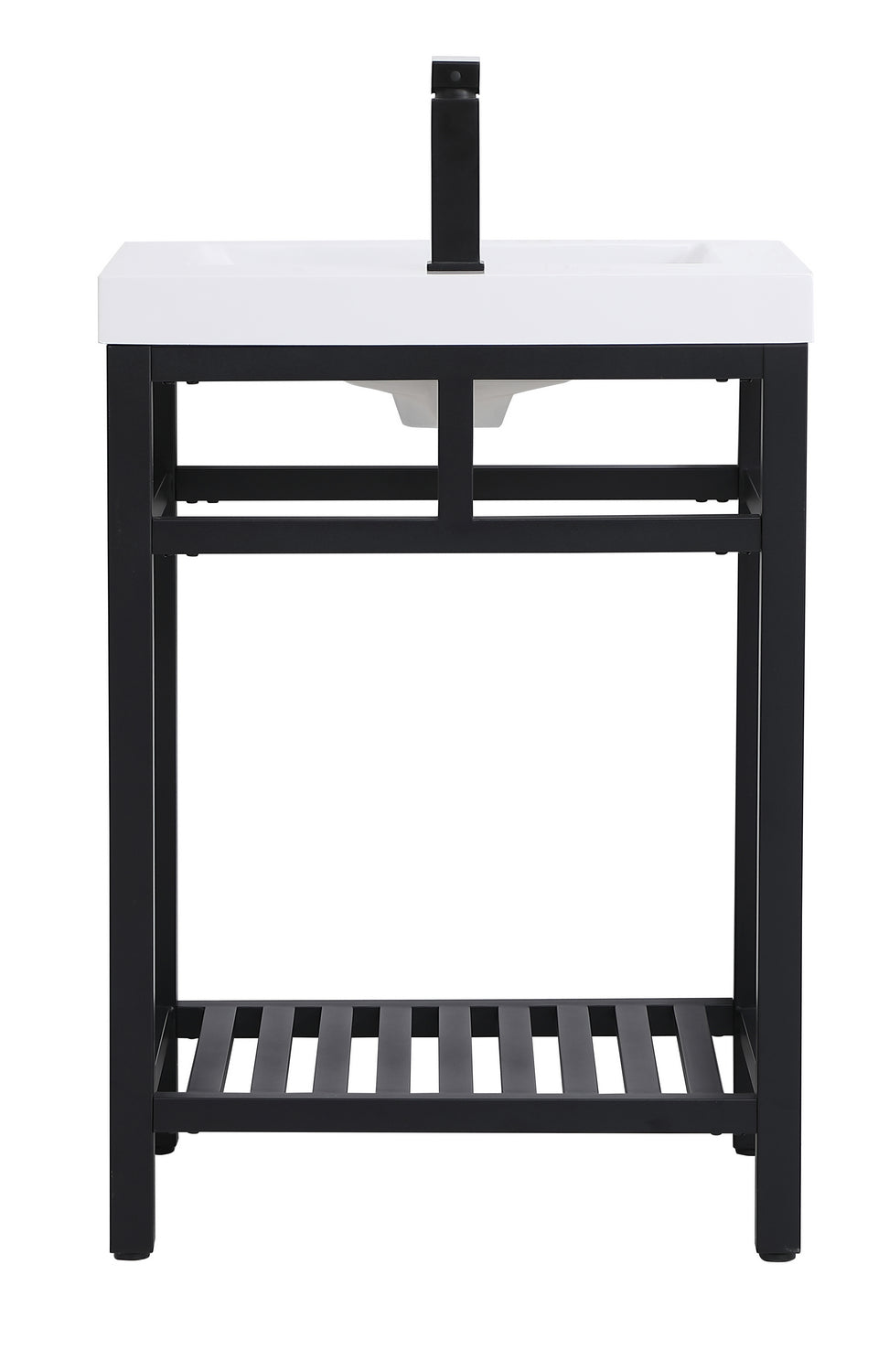 Elegant Lighting - VF14024BK - Single Bathroom Vanity - Raya - black